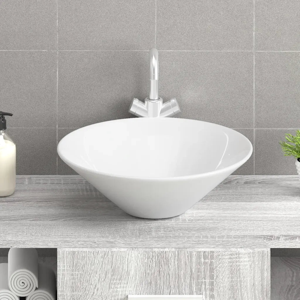Lavandini 2 pz Bianchi 42x42x14 cm in Ceramica 242571