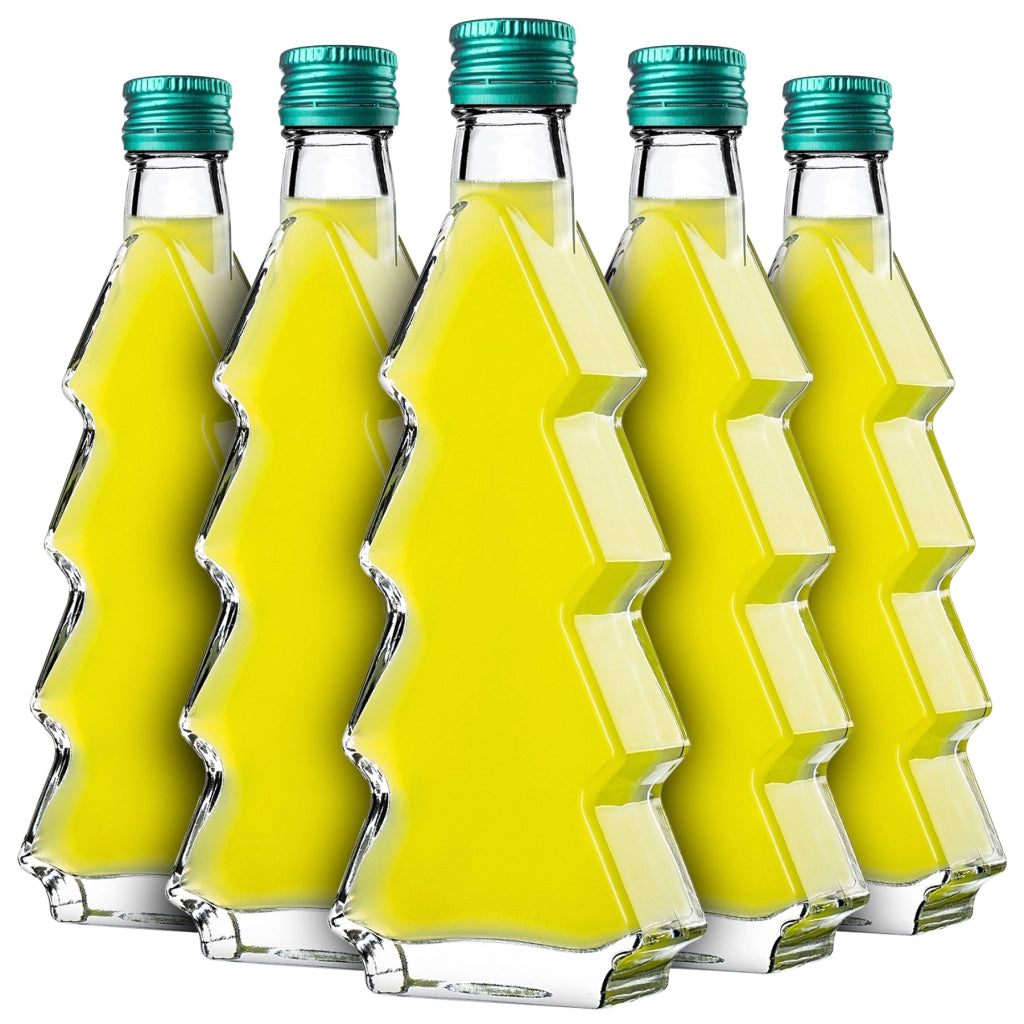 KADAX Butelka choinka 200ml pakiet 10szt z zakętką