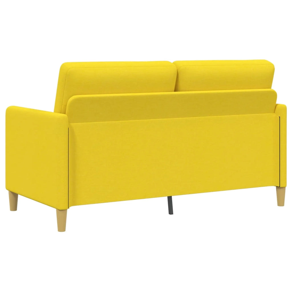 Divano con Storage Giallo Chiaro 152 x 78 x 87 cm Poliestere 42036929