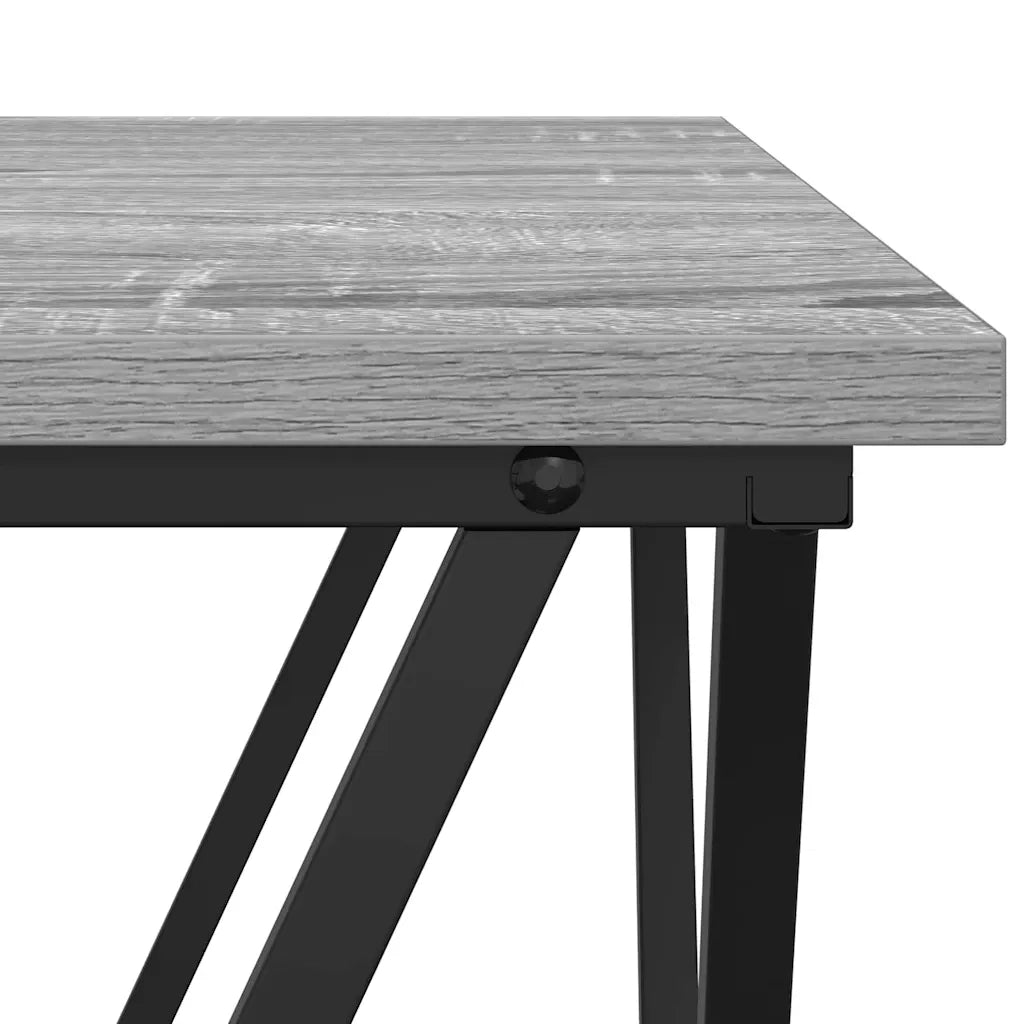 Tavolino da salotto 3 pz Grigio Sonoma 50 x 50 x 40 cm 868282