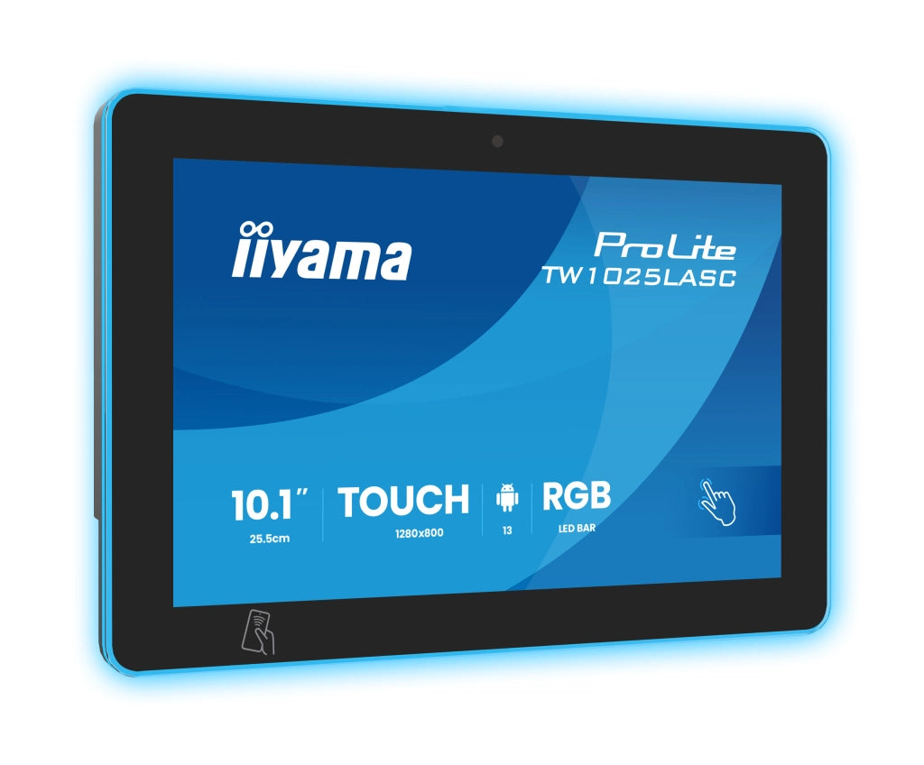 Iiyama mon. 10,1in rgb led-lightbar - black - tw1025lasc-b3pnr