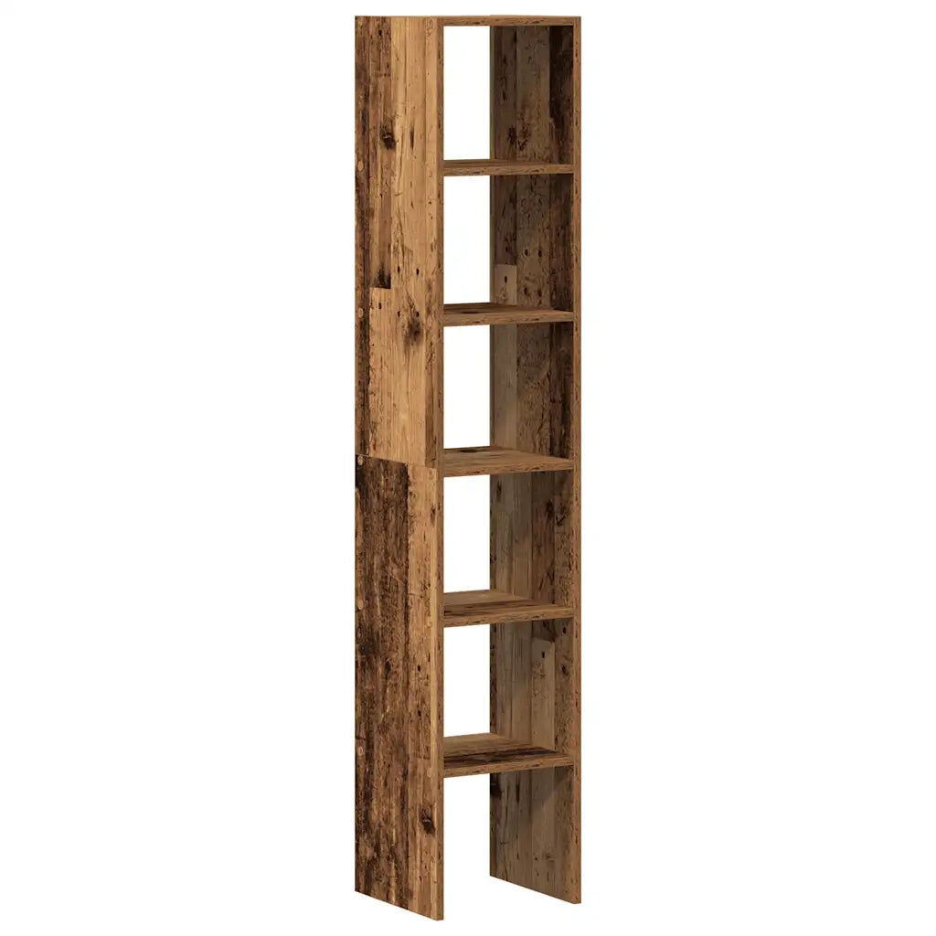 Librerie 2 pz Impilabili Legno Antico 30x30x80 cm in Truciolato 858818