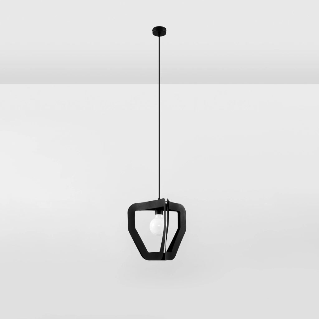 Lampada a sospensione TRES nero