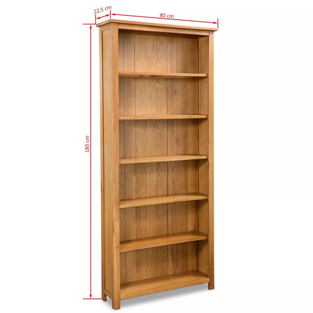Libreria/Mobile decorativo in legno massello di rovere da 180 cm 2702022/2