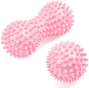 Set di palline di massaggi con punte, 2 pezzi, rilascio miofasciale, fasciite plantare, terapia dei punti di attivazione, tessuto profondo, rilascio miofasciale, 2 pezzi, colore rossastro chiaro