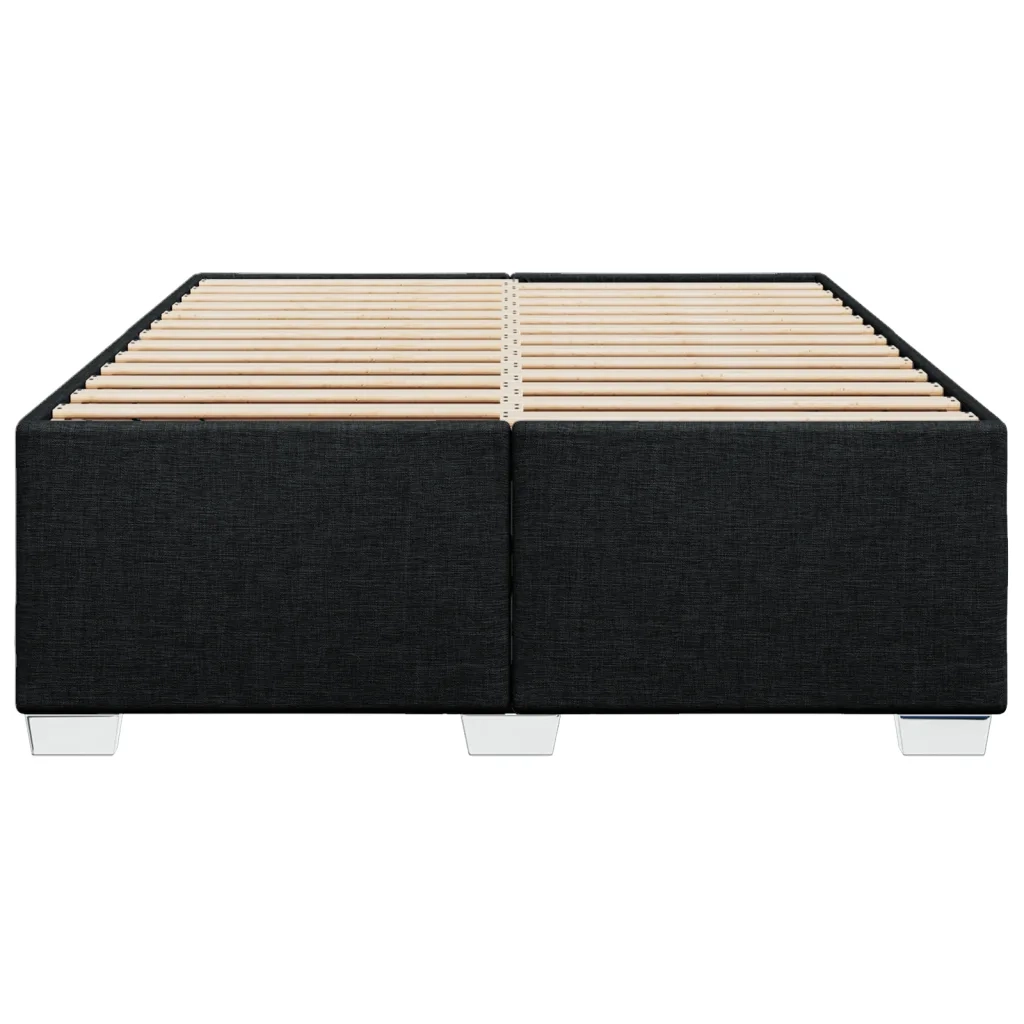 Giroletto senza Materasso Nero 160x200 cm in Tessuto 3284487