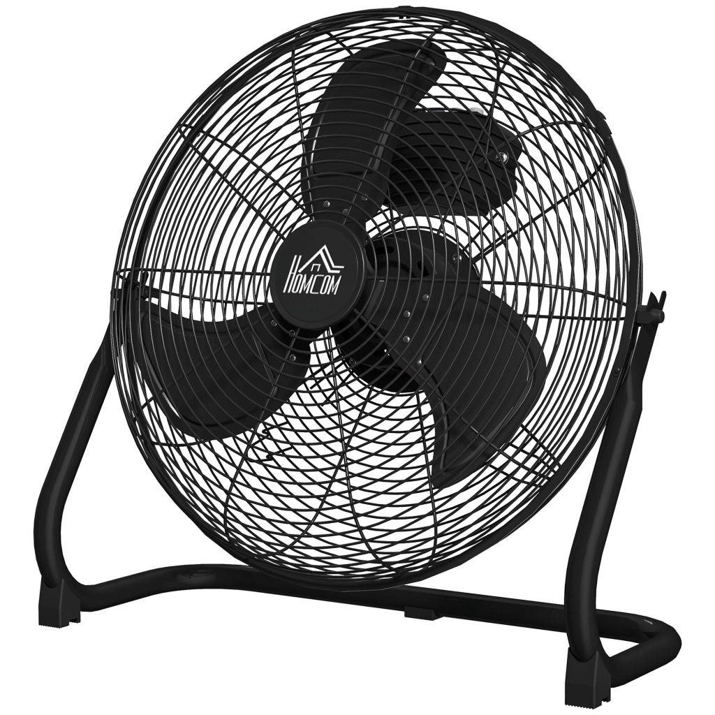 Ventilatore da Tavolo Elettrico ¨C zephmum ¨C Nero, Angolo Regolabile 120¡ã, 4 Velocit¨¤