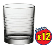 12 BICCHIERI IN VETRO DA ACQUA BORMIOLI ARENA 240 ML