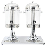 Doppio Distributore di Succhi di Frutta e Bibite Acciaio Inossidabile 2 x 8 L 50532
