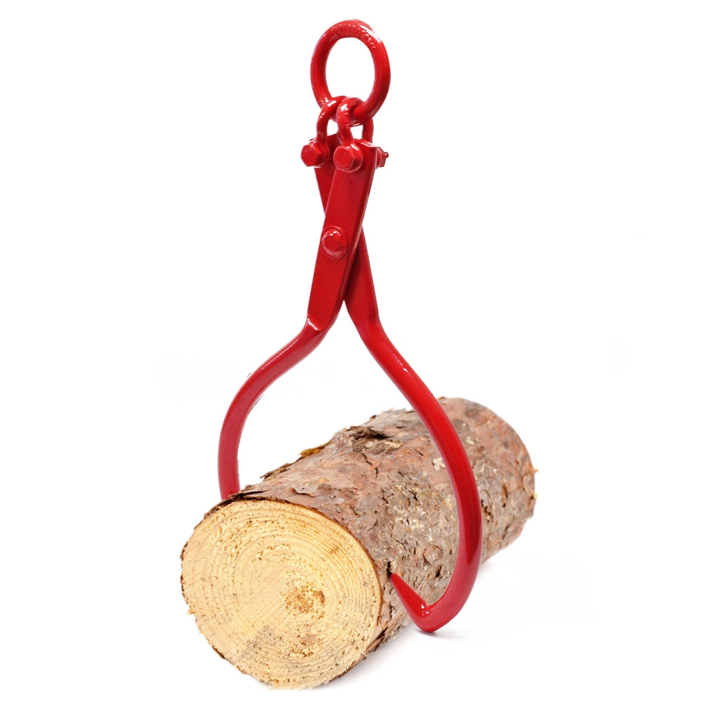 Pinza forestale per legna e tronchi fino a 635 mm 1100 kg di forza di trazione 2 artigli