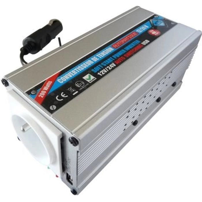 Convertitore 200 W USB 0,5 A