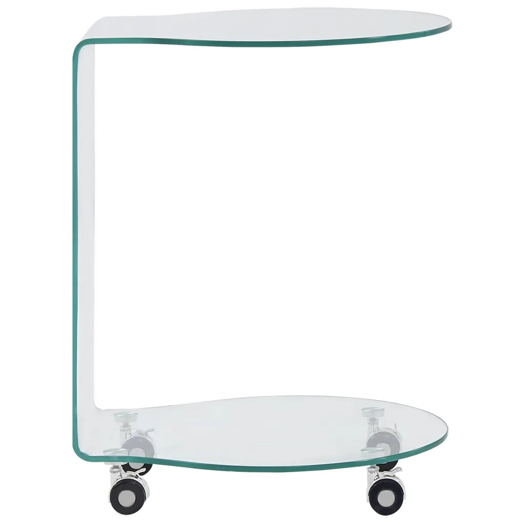 Tavolino da Salotto 45x40x58 cm in Vetro Temperato 284725