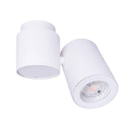 Faretto soffitto moderno orientabile tondo bianco GU10 50W