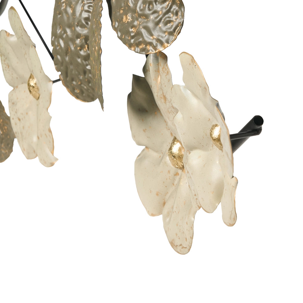 Decorazione da parete fatta a mano Beige Oro Ferro Appeso Pezzo di Decorazione Moderna