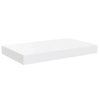 Scaffali a Parete 2 pz Bianco Lucido 40x23x3,8 cm in MDF cod mxl 46147