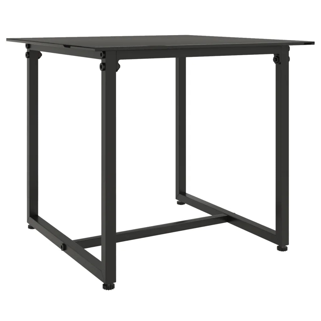 Set Divani da Giardino 3 pz con Cuscini Nero in Polyrattan 319198