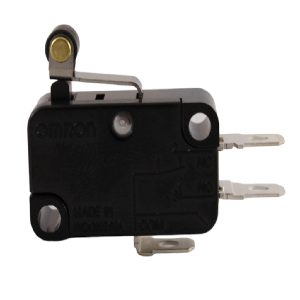 Microswitch snap action leva con rotella incernierata corta SPDT linguetta a saldare Omron