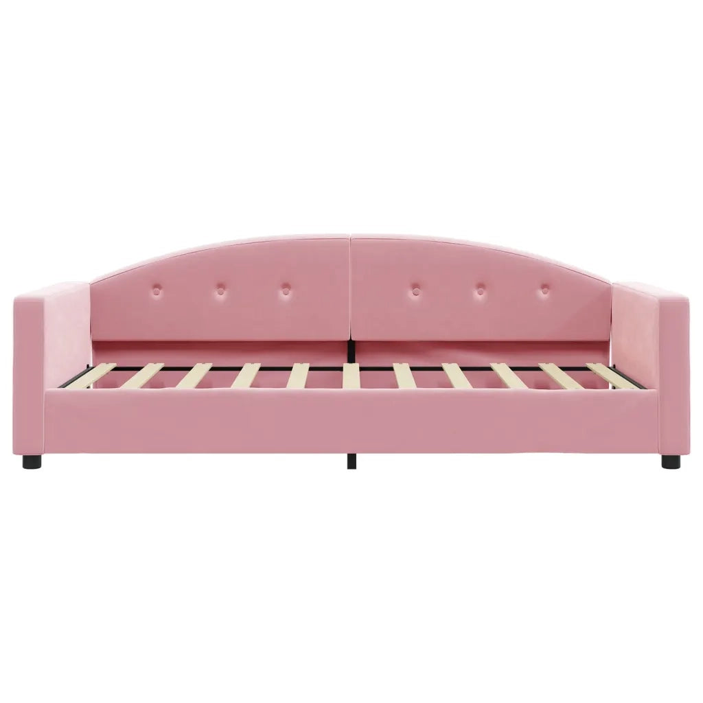 Letto da Giorno Rosa 80x200 cm in Velluto