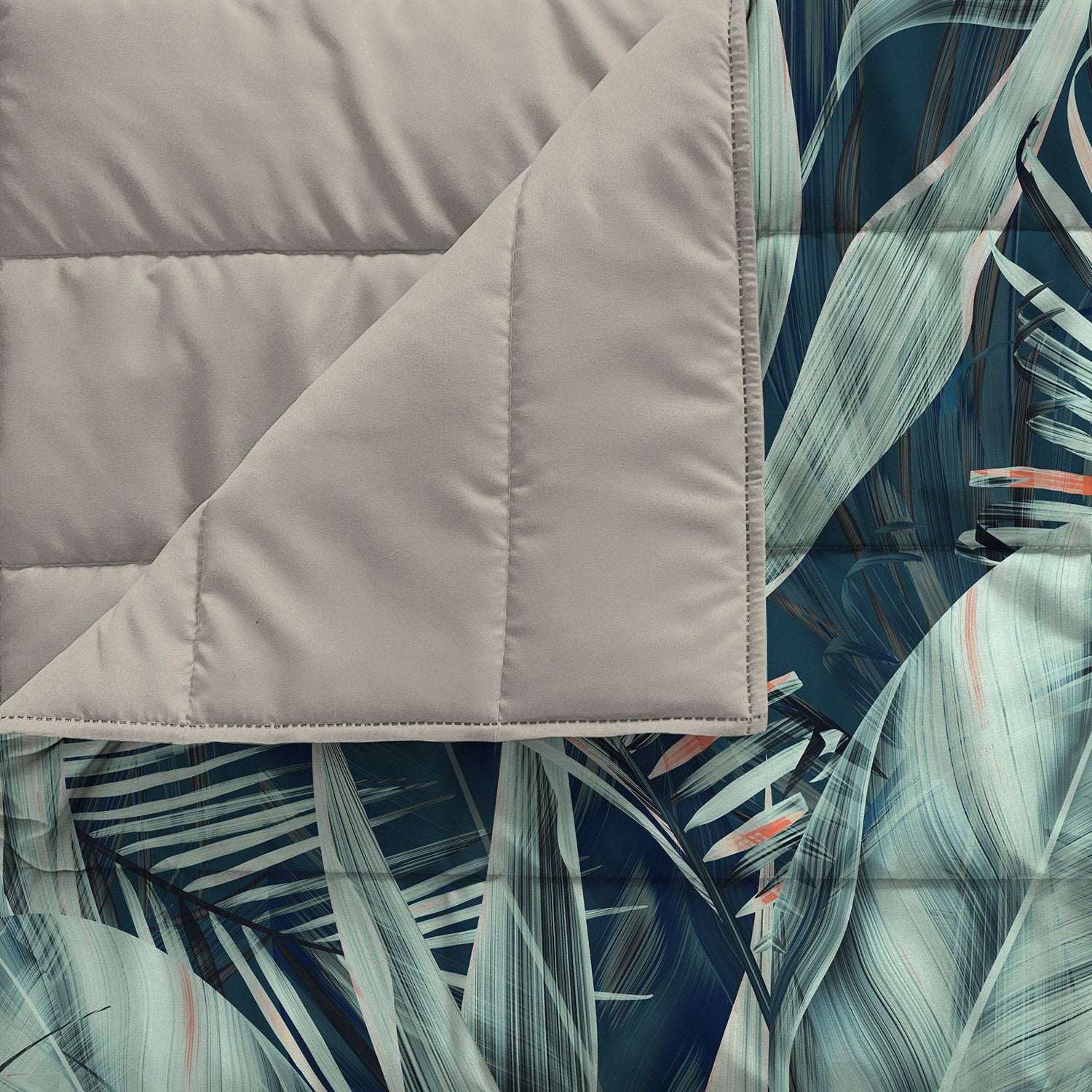 Trapuntino Singolo 100gr con Stampa in Microfibra Tropical