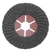DISCO SEMIFLESSIBILE AL CARBURO DI SILICIO Ø 115x22 mm - grana 36 - 25 pezzi- MOLITAL
