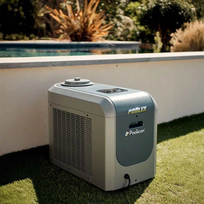 Sistema 5 in 1 Poolican filtra, sterilizza e riscalda piscine fino a 25 m³