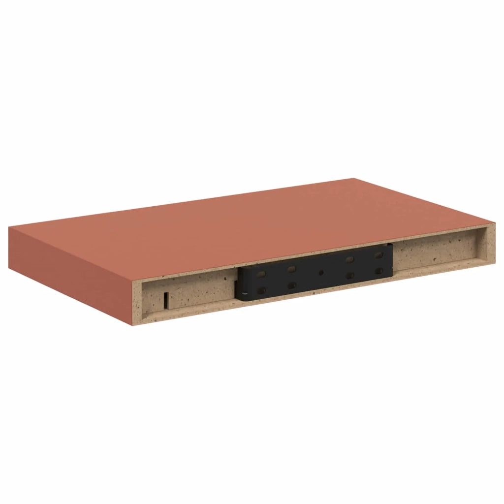 Scaffale da parete 2 pz Rosso 40 x 23,5 x 3,8 cm