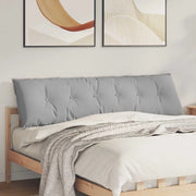 Cuscino per Schiena Grigio Nuvola 180 x 19 x 50 cm Tessuto 42014929