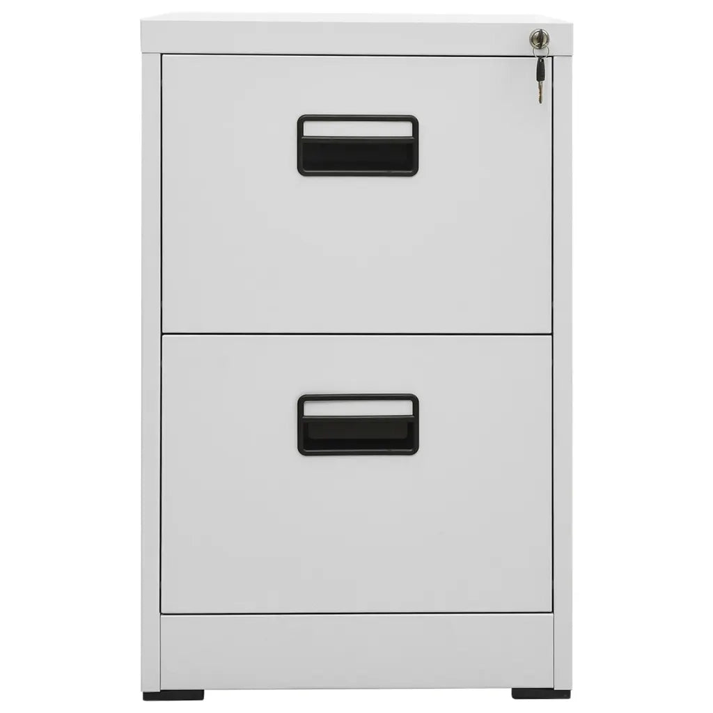 Schedario Grigio Chiaro 46x62x72,5 cm in Acciaio cod mxl 74099