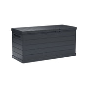Hamme, Baule Resistente ai Raggi uv Impermeabile Capacità 350 l Made in Italy, 52x118.5x56.8h cm Grigio Antracite
