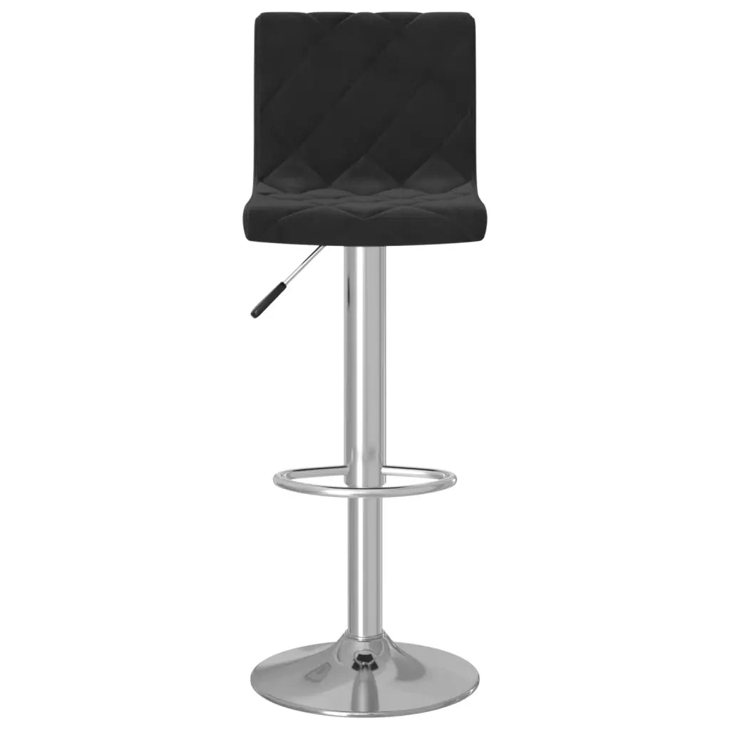 Sgabelli da Bar 2 pz Neri in Velluto cod mxl 57312