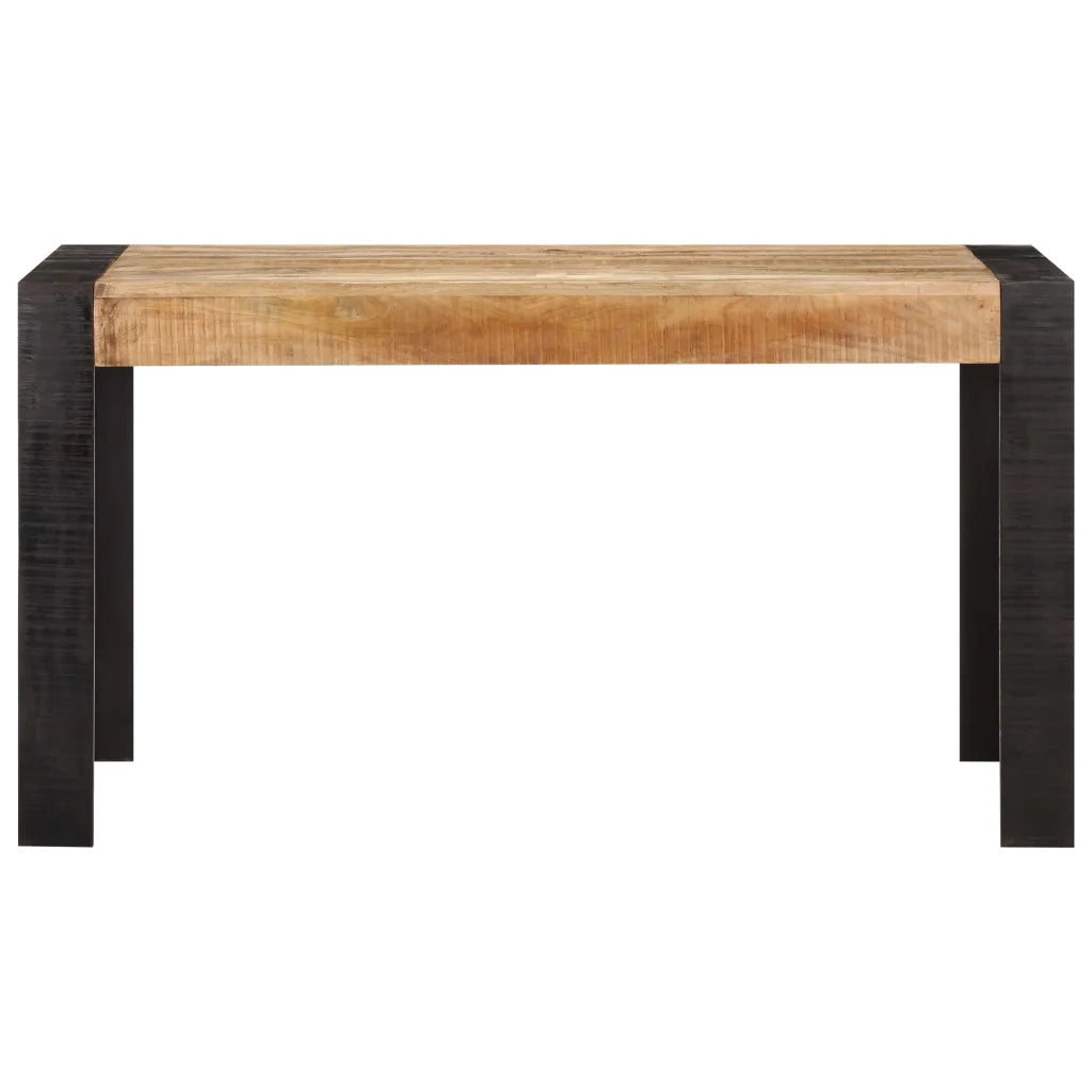 Tavolo da Pranzo | Tavolo da cucina 140x70x76 cm in Legno Massello di Mango Grezzo