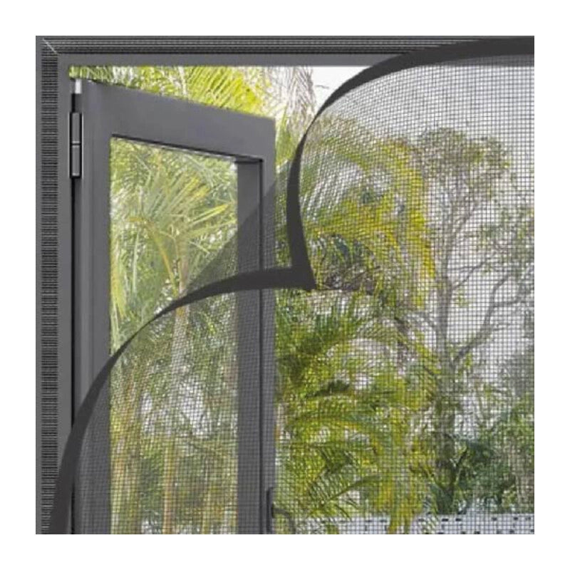 C ZANZARIERA KIT STRAPPO FINESTRA 130X150 NERO- 1,0 pz