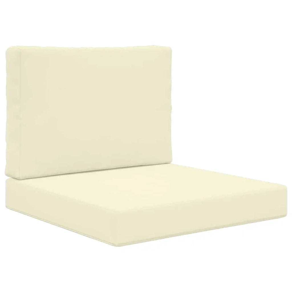 Cuscino per divano da esterno 2 pcs Crema Poliestere 900712