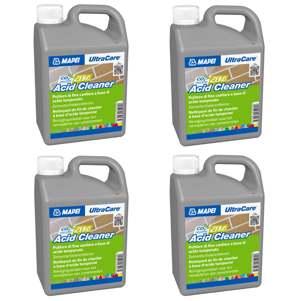 Pulitore liquido concentrato acid cleaner per residui cementizi tanica 1 litro *** pezzi 4 pz, confezione 1