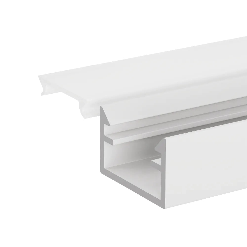 Profilo mini in alluminio bianco 2mt per striscia led