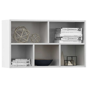 Libreria/Credenza Bianca 50x25x80 cm in Legno Multistrato 800162