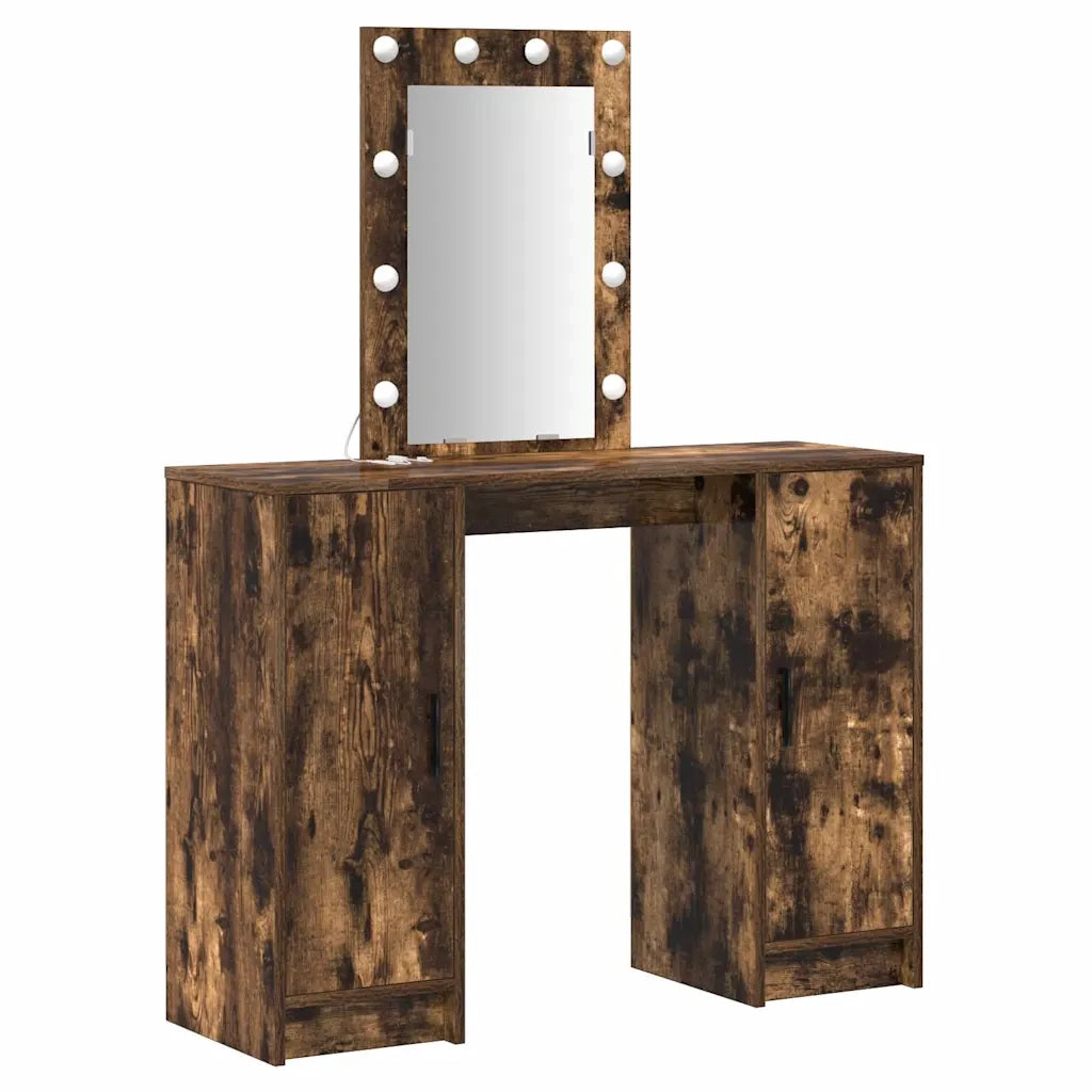 Tavolo da Trucco Marrone 102 x 33 x 135 cm Legno multistrato 865185