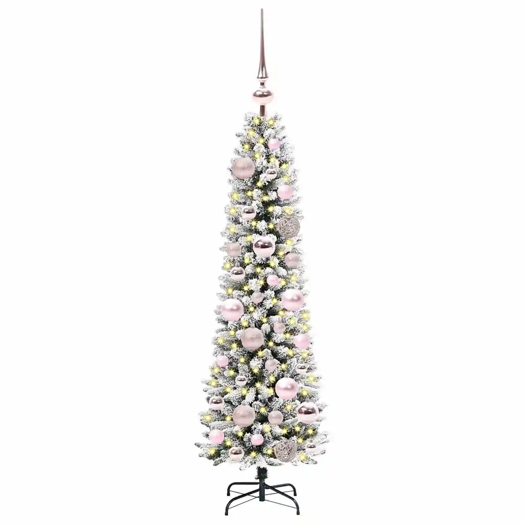 Albero di Natale artificiale con 150 LED Bianco 120 cm 3396083