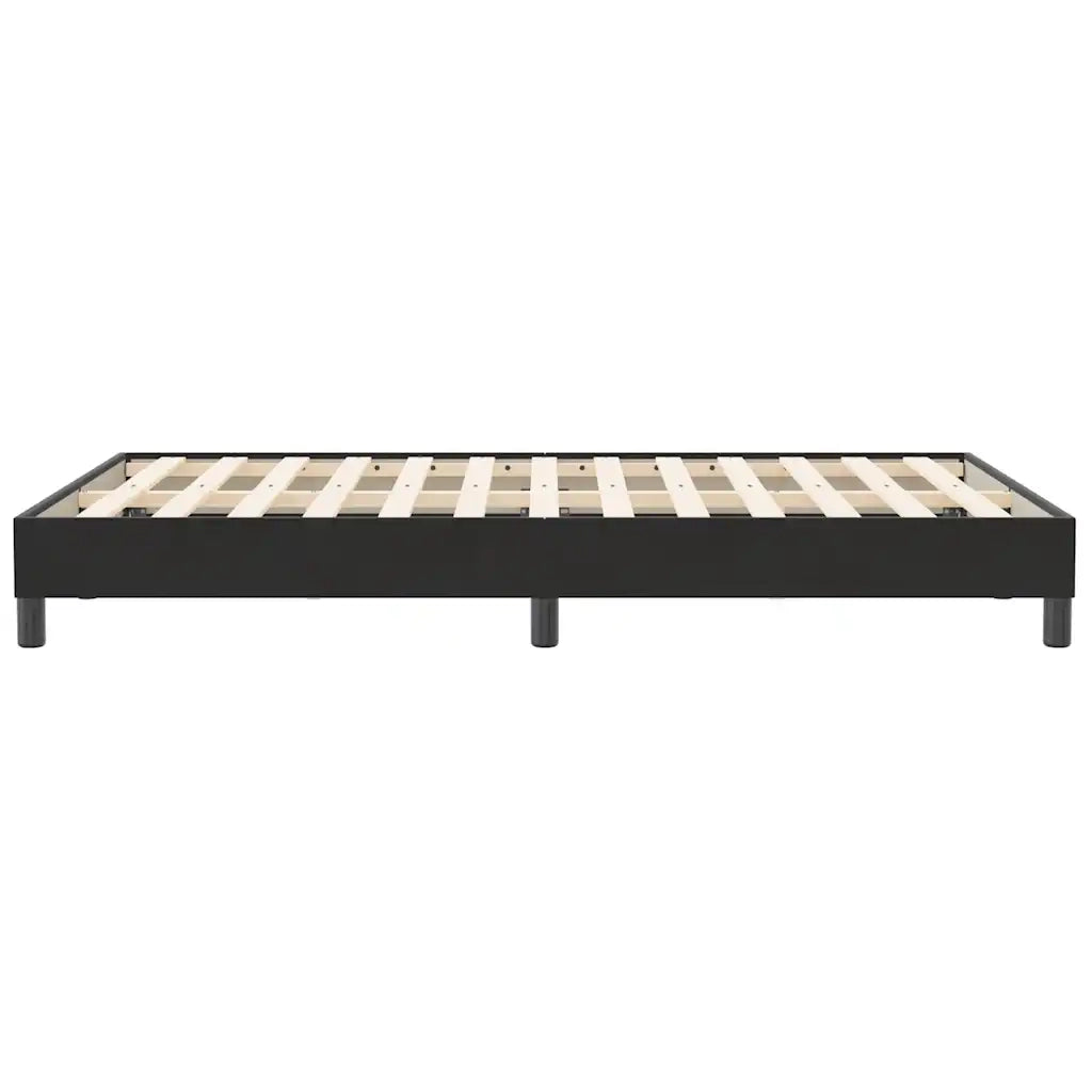 Giroletto a Molle senza Materasso Nero 120x210 cm in Velluto 3315821