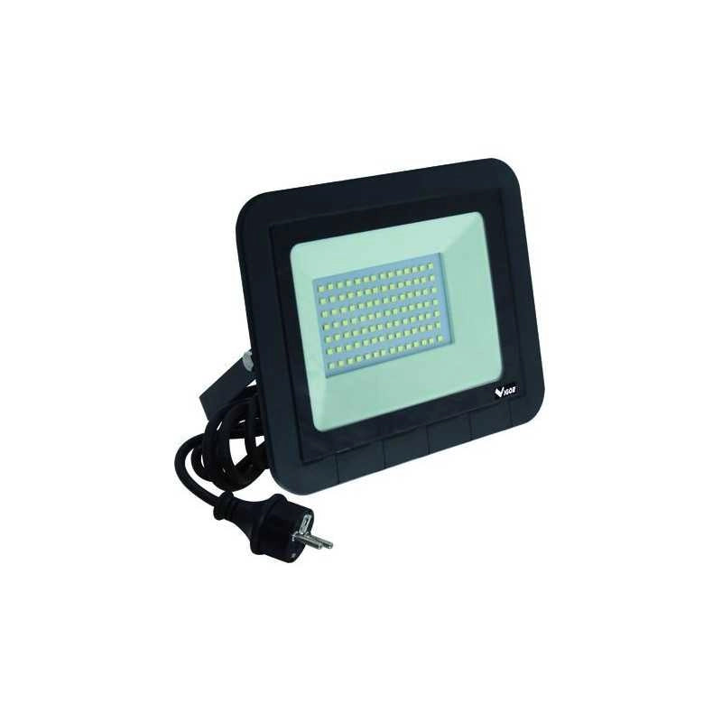 Proiettore Led Vigor Lumy-50 Cavo 3M Spina Schuko 50W-3750Lm