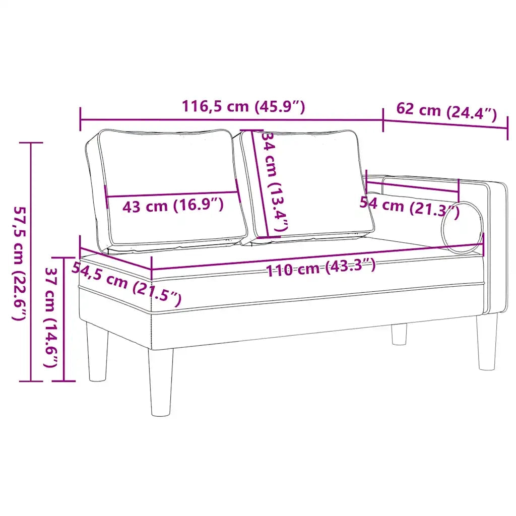 Chaise Lounge | Sedia a Sdraio con Cuscini Rosso Vino in Tessuto CFW8739229