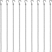 Hanger per piante per vasi fiori - fiori - metallo - lanterne - gabbie per uccelli - pannello per flipper - 50 cm - 9 pezzi