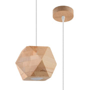 Lampada a sospensione ARBORO legno chiaro GU10 Pure Lume