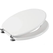 Copriwater cielo disabili bianco cerniera cromo-sedile-asse wc