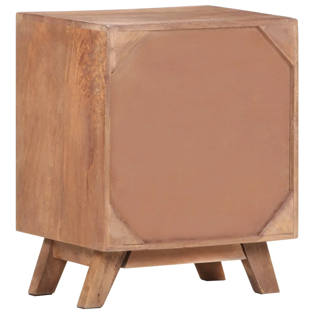 Comodino 40x30x50 cm in Legno Massello di Mango cod mxl 30130