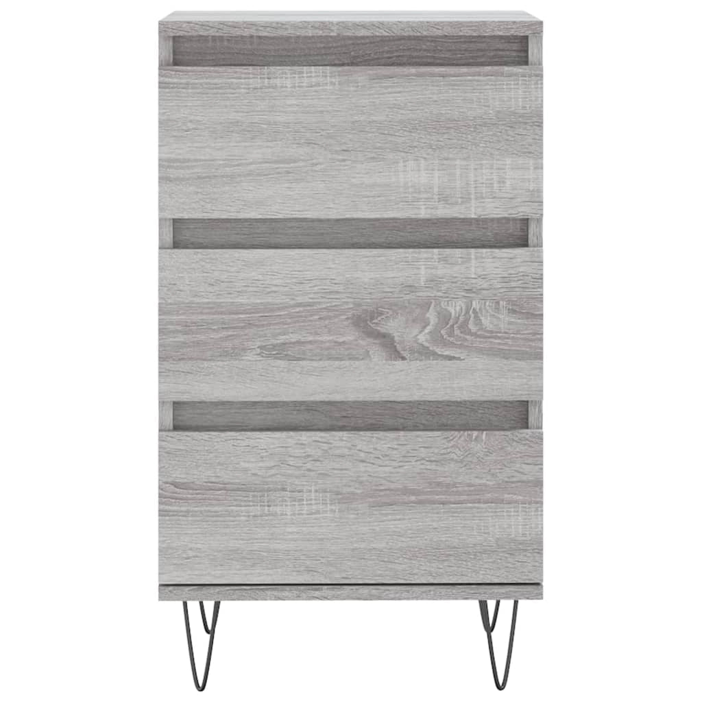Buffet credenza cassettiera armadio mobile contenitore organizer cucina soggiorno Sonoma 40 x 35 x 70 cm legno ingegnerizzato grigio 02_0036354