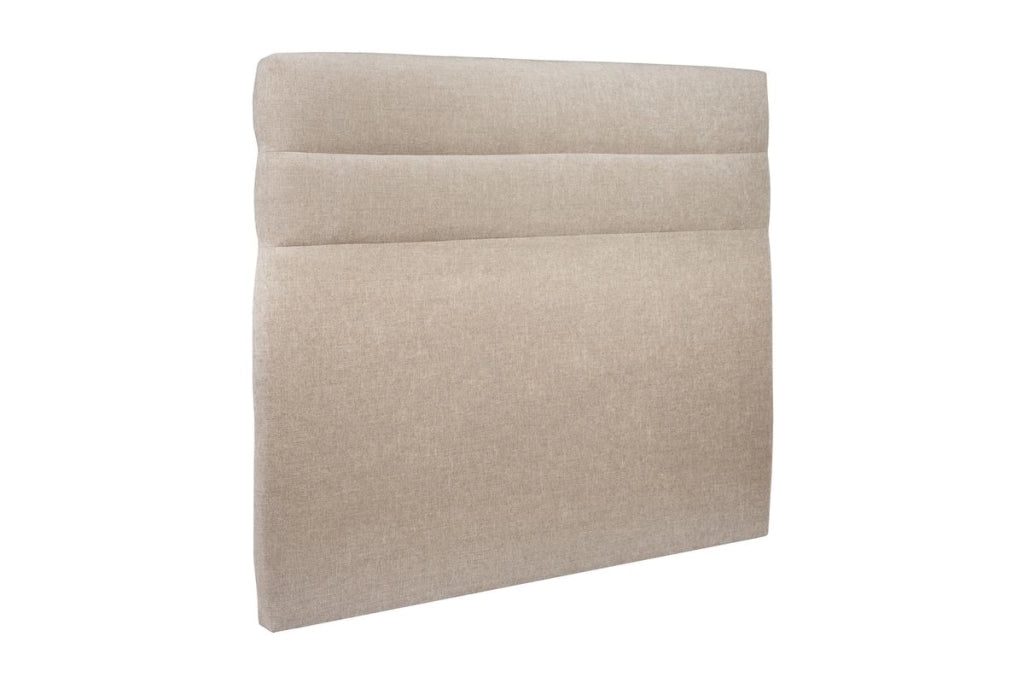 Letto 200x200 cm con testiera in linea - Tessuto Tela opaca