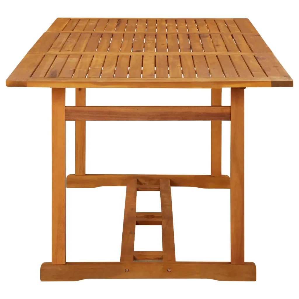 Tavolo da Pranzo per Esterni 180x90x75cm Legno Massello Acacia 315945