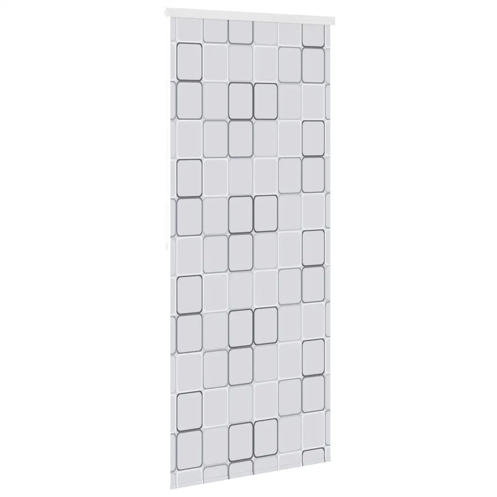 Tenda a Rullo per Doccia 100x240 cm Quadrati 142848
