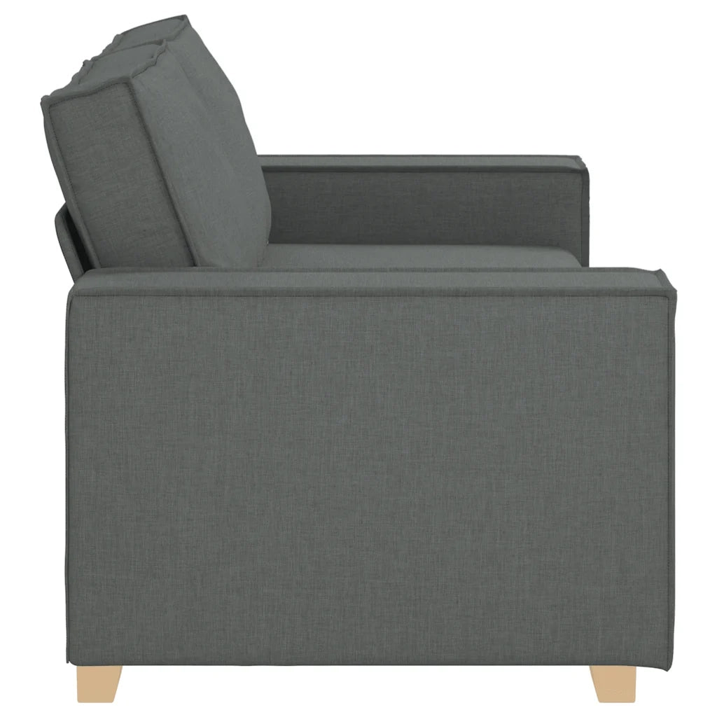 Divano a 2 posti Grigio scuro 180x78x84 cm in tessuto 4104981